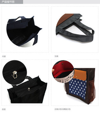 时尚与实用并存 牛津布铁塔系列手提购物袋深度解析